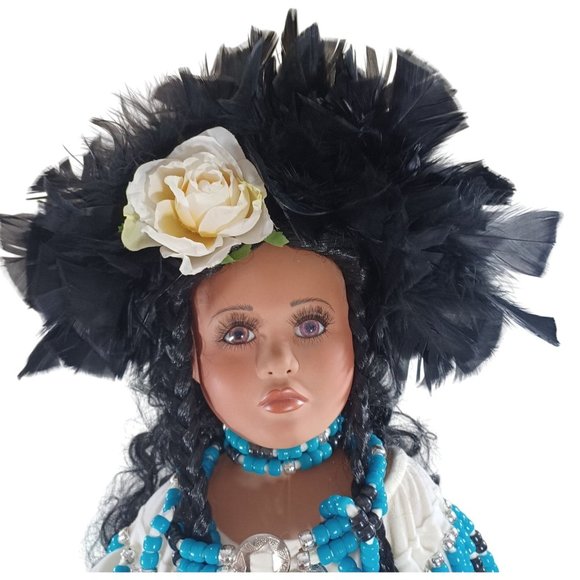 Rustie Dolls 32" Little Doe Native American Indian Princess Limited Edition 2000 - Picture 6 of 9